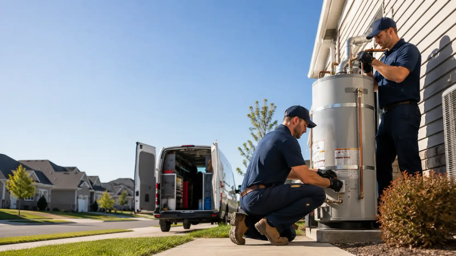 Water Heater Installation in Pool, WV